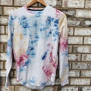 Hollister Long Sleeve Tie-dye T-shirt Size Medium